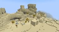 This seed provides the pick of the litter for villages and pyramids (Image via Mojang)